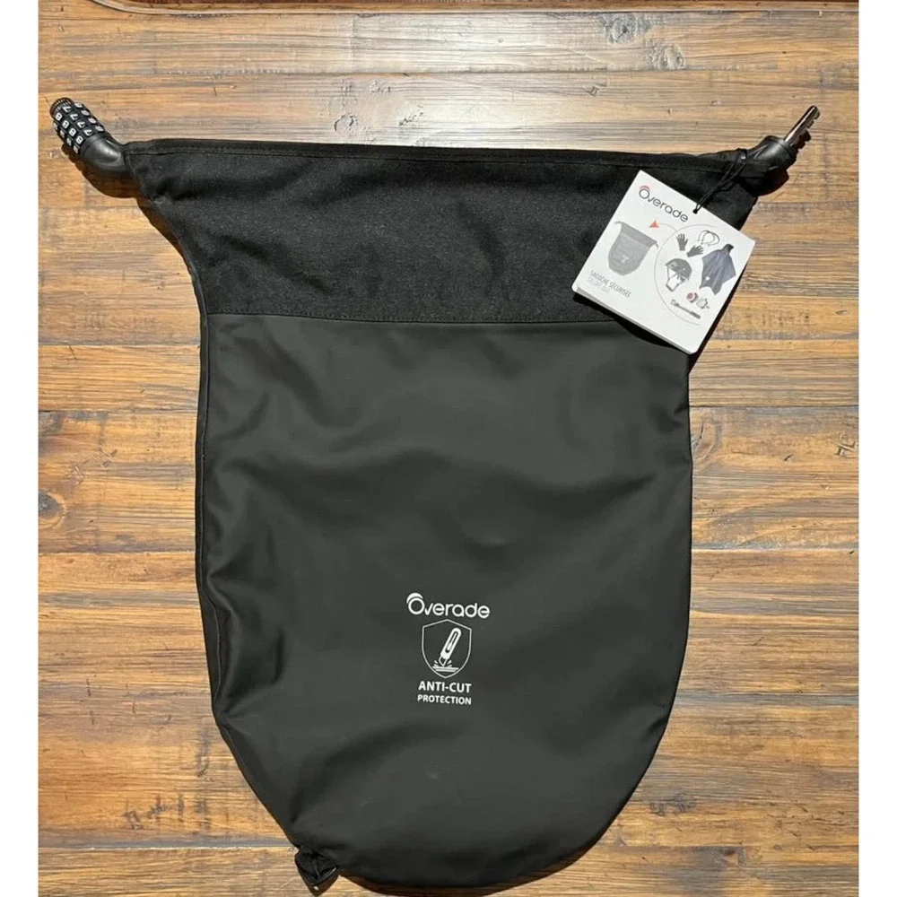 Secure Bike Bag - Waterprof, Anti-Cut Material, 12 mm Cable Lock, 4 Digit Lock